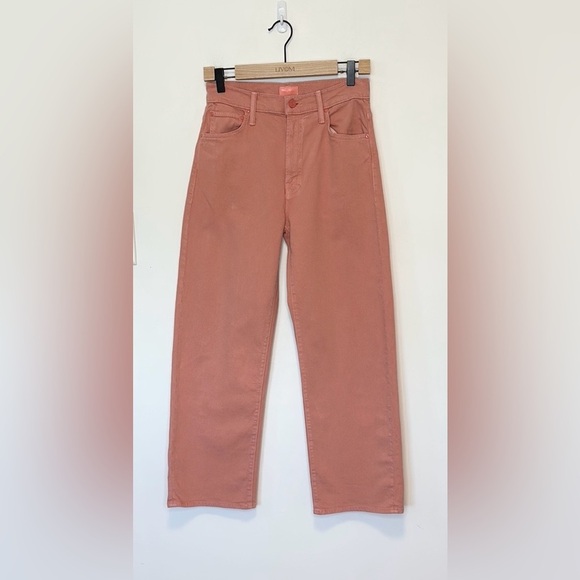 MOTHER The Dodger Ankle Linen-Blend Mango
Straight Leg Jean , sz 25 - Picture 6 of 14